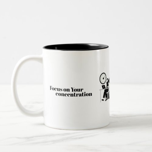 Funny Trendy Quote Custom Text  Two_Tone Coffee Mug