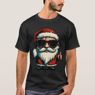Funny Trendy Santa Claus Retro T-Shirt