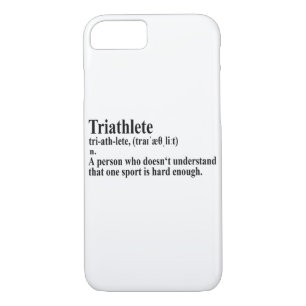 Funny Triathlon Definition - iPhone Case
