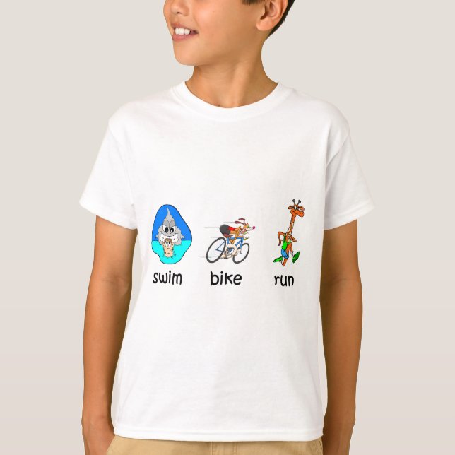 Funny triathlon T-Shirt (Front)
