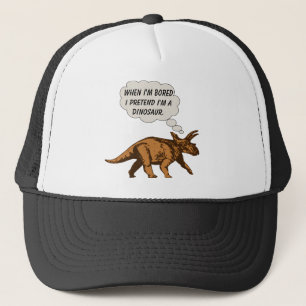 Funny Triceratops Dinosaur Trucker Hat