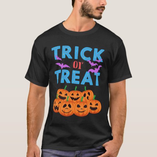 Funny Trick_or_Treat Halloween Jack_0_Lantern Pump T_Shirt