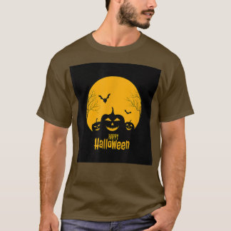 Funny Trick Or Treat Halloween Silhouette  T-Shirt