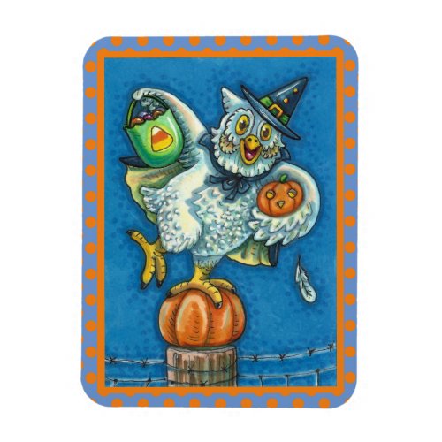 FUNNY TRICK OR TREAT SMELL MY FEET HALLOWEEN OWL MAGNET