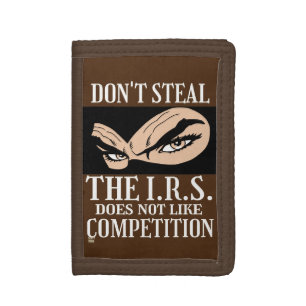 funny trifold wallet "DON'T STEAL... 2"