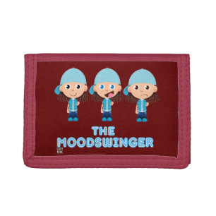 funny trifold wallet "THE MOODSWINGER"