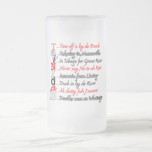 Funny Trini Description 3 Frosted Mug