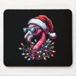 Funny Trocal Nk Flamingo Christmas In July Hawaii  Mouse Pad