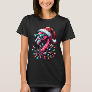 Funny Trocal Nk Flamingo Christmas In July Hawaii T-Shirt
