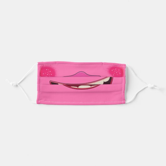 funny trolls adult cloth face mask (Front, Folded)