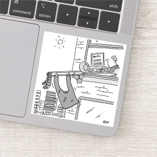 Funny Trombone Player Musician Sticker