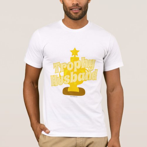 Funny Trophy Husband Customizable Design T_Shirt