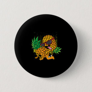 Funny Tropical Fruit Humour Apparel, Co. Upside Do Button