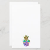 Funny tropical pineapple with sunglasses (Front/Back)