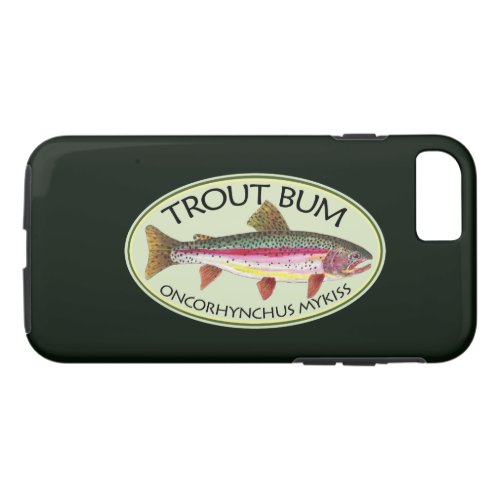 Funny Trout Bum Fishermans iPhone 87 Case