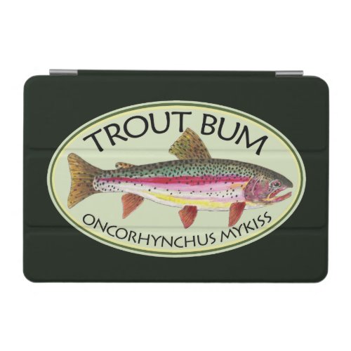 Funny Trout Bum Fishermans iPad Mini Cover