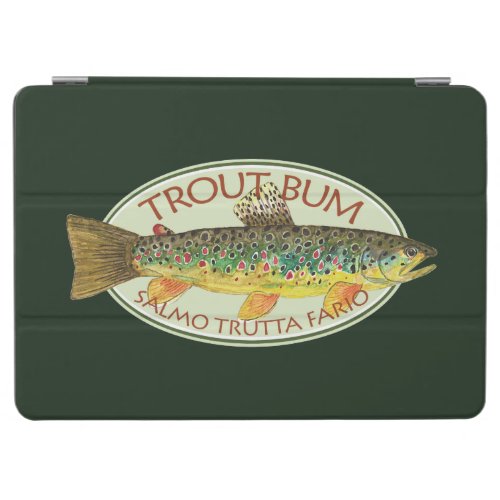 Funny Trout Bum Fishing iPad Air Cover