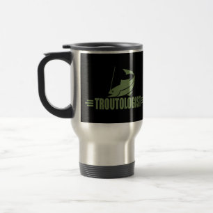 Funny Trout Fishing Travel Mug