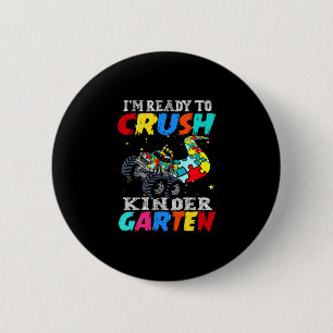 Funny truck autism puzzle crush nursery back to button