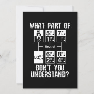 Funny Truck Driver Dont You Understand Gift Invitation