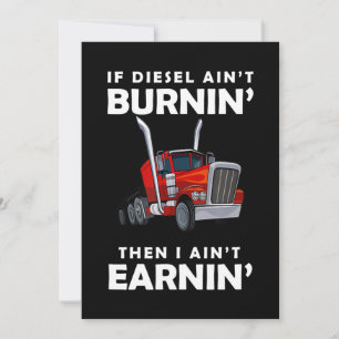 Funny Truck Driver Gift Holiday Card