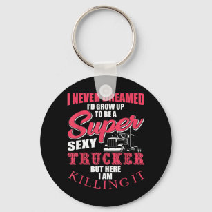 KoolKoolCustomDesign Trucker Gifts Big Truck Personalized Keychains, Cool Gifts for Truckers, Big Rig, Big Truck Drivers, Semi Truck Keyrings, Heavy Duty Trucks