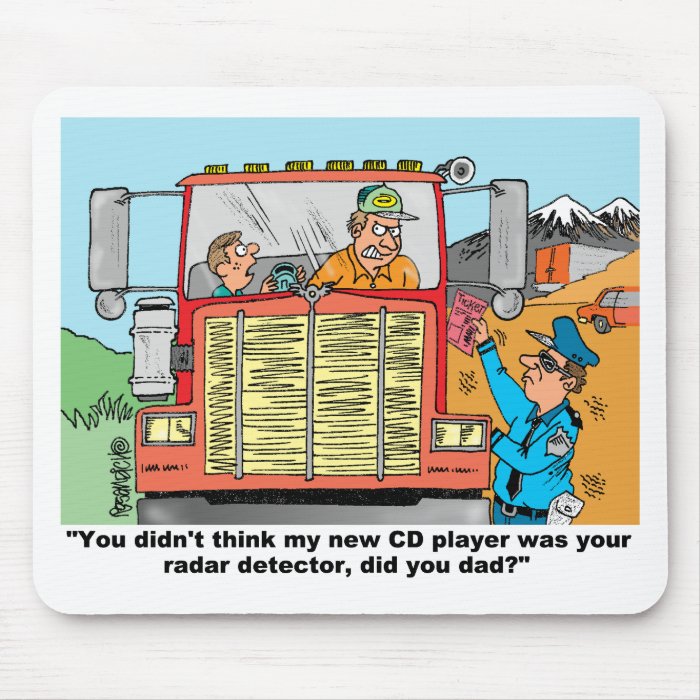 FUNNY TRUCK DRIVER'S GIFTS MOUSEPADS
