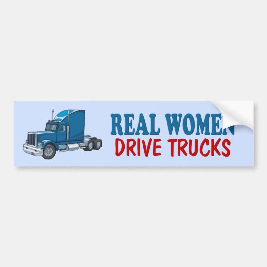 Funny Trucker Bumper Sticker