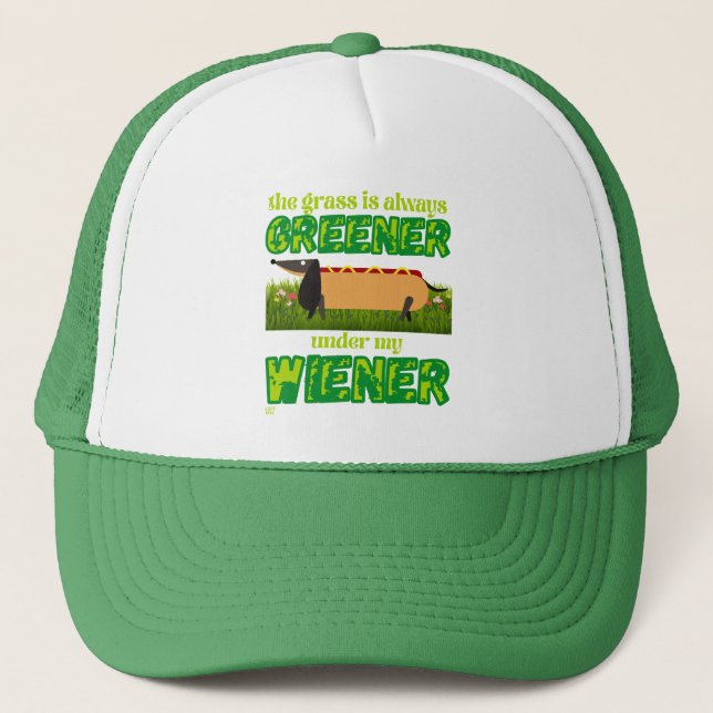 funny trucker hat  "MY WIENER" (Front)