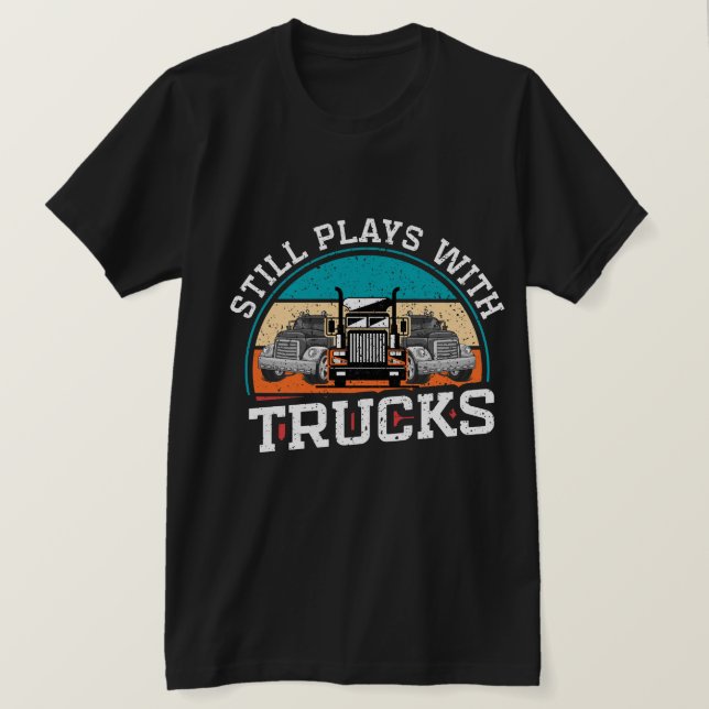 Funny Trucker Shirt, Trucker Gift, Trucker T-Shirt (Design Front)
