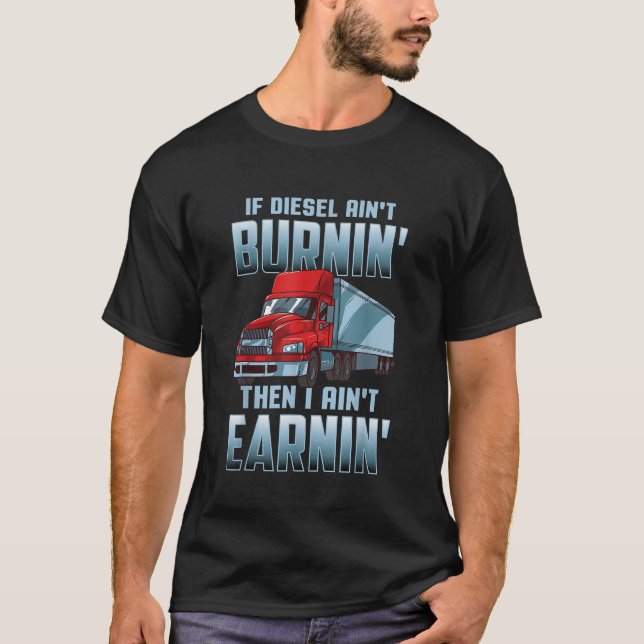 Funny Trucker Shirts For Men Women Truck Driver Ts (Front)