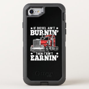 Funny Trucker Trailer Truck Driver Gift OtterBox Defender iPhone SE/8/7 Case