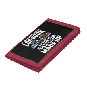 Funny Trucker Trucking Humor Tractor Trailer Truck Tri-fold Wallet