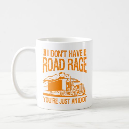 Funny Truckers For Men Cool Truck Drivers Road Rag Coffee Mug