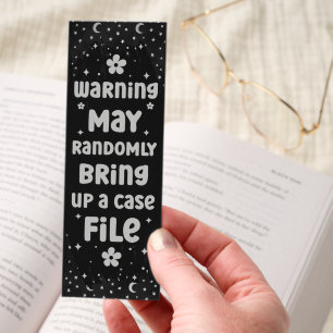 Funny True Crime Bookmarks