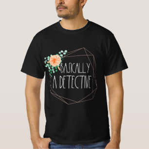 Funny True Crime Lover Murder Shows Basically A De T-Shirt