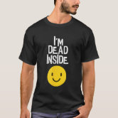 : I'm Dead Inside Funny Dolphins T-Shirt : Clothing, Shoes &  Jewelry