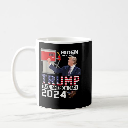 Funny Trump 2024 Flag Anti Joe Biden Mean Tweets G Coffee Mug