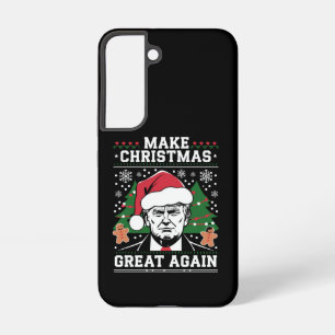 Funny Trump 2024 Make Christmas Great Again Samsung Galaxy S22 Case
