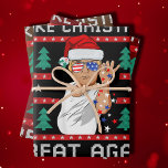 Funny Trump 2024 Make Christmas Great Again Wrapping Paper Sheets<br><div class="desc">Funny Trump 2024 Make Christmas Great Again</div>