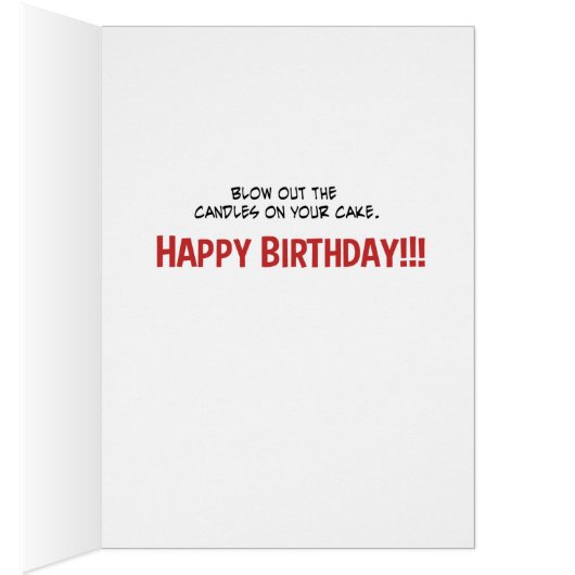 Funny Trump Advice on Global Warming Birthday (Inside (Right))