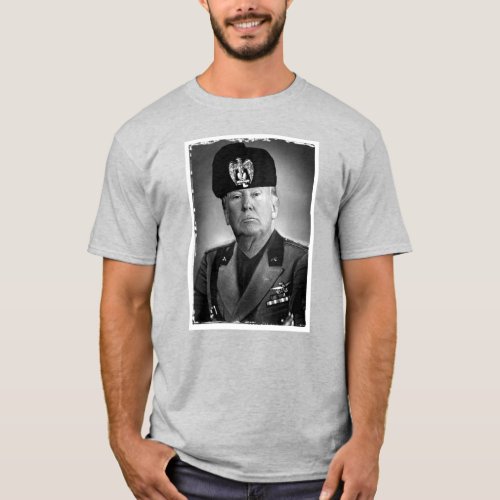 Funny Trump As Il Duce Political Satire T_Shirt