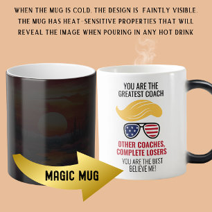 Funny Trump Best Coach Color Morph Mug