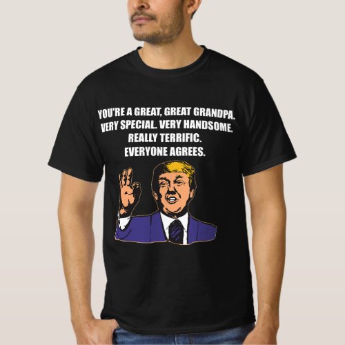 Funny Trump Best Grandpa Ever Everyone Agrees T_Shirt