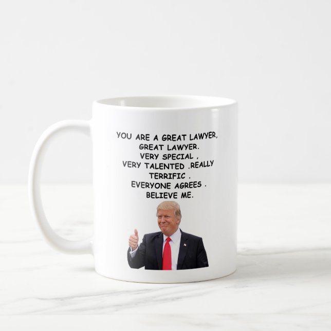 Funny trump best lawyer coffee Mug 11 oz (Left)