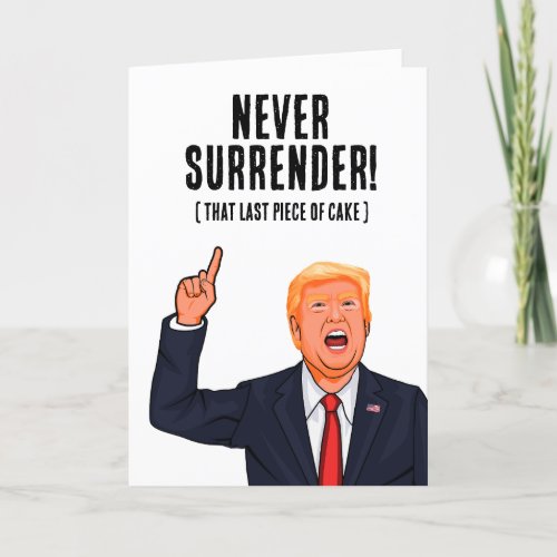 Funny Trump Birthday Card