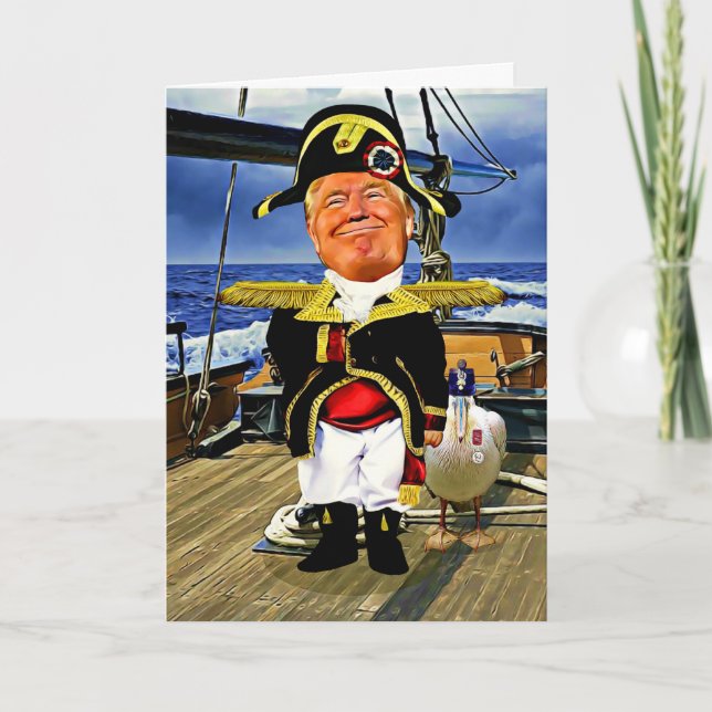 Funny Trump Birthday Card - Napolean (Front)