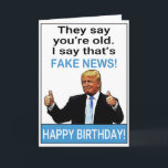 Funny Trump Birthday Gift Card<br><div class="desc">Funny Donald Trump Birthday Gift. Personalize Your Own Message!</div>