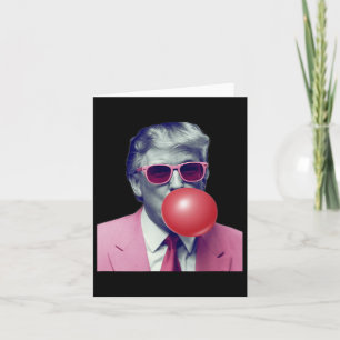 Funny Trump Bubble Gum Yum Gifts Card