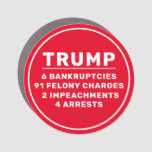 Funny Trump By The Numbers Car Magnet at Zazzle